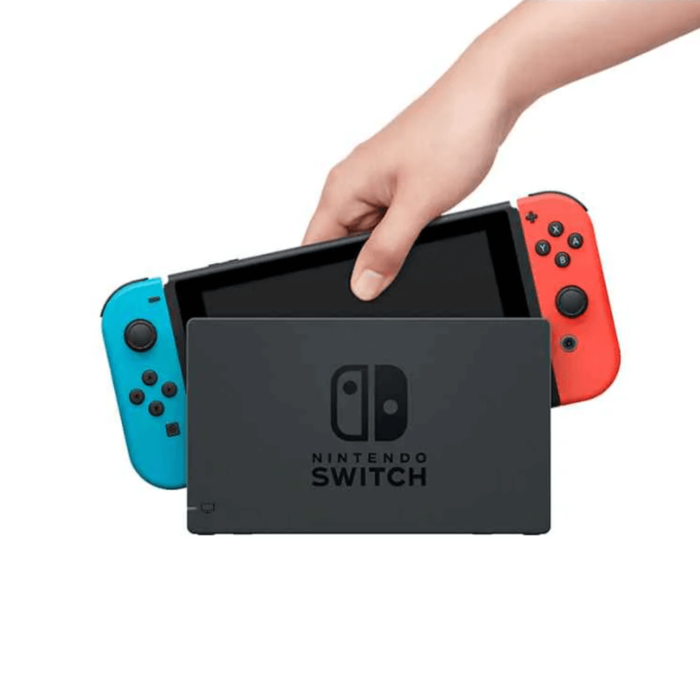 เครื่องเกม Nintendo Switch กล่องแดง สีนีออน